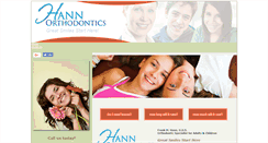 Desktop Screenshot of hannorthodontics.com